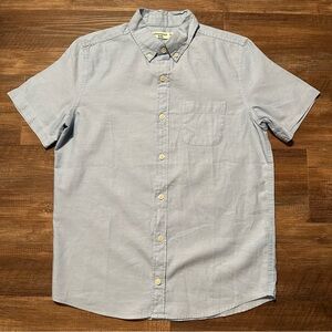 Abercrombie Kids Light Blue Button Up Short Sleeve Size 15/16 Like New